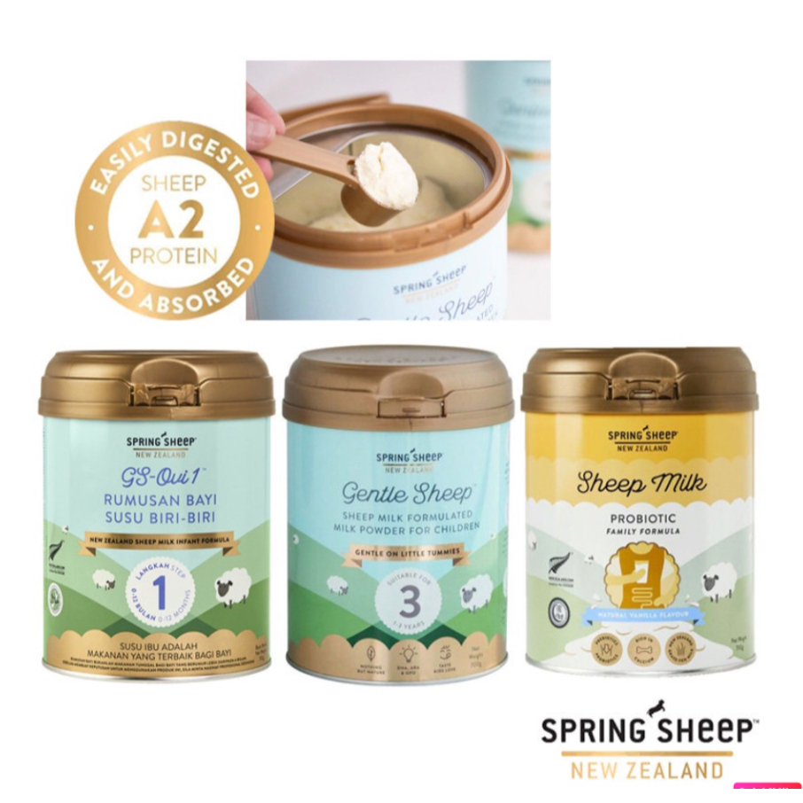 

Spring Sheep Gentle Sheep GS-Ovi1 Sheep Milk Step 1 3 Family Probiotics 700g