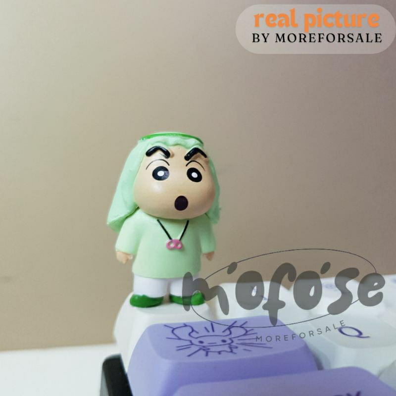 MOREFORSALE Keycaps Anime Shinchan MINI, Aksesoris Keyboard Crayon Shinchan, JAMINAN TERMURAH