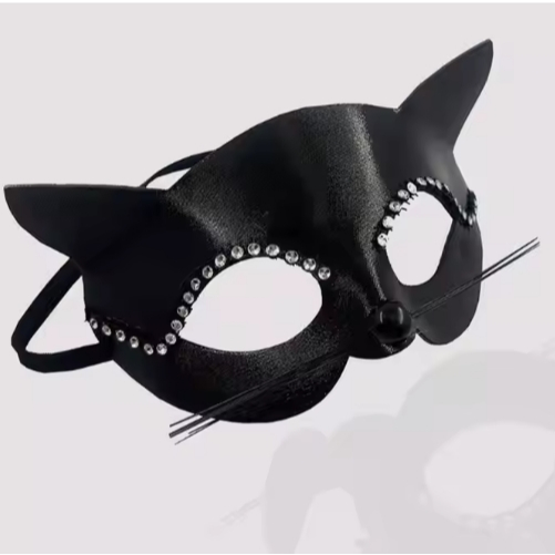 Topeng Pesta Halloween Kucing Cat Woman Halloween Mask
