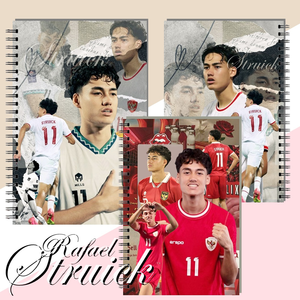 

Notebook Rafael Struick Buku Timnas Indonesia Rafael Struick