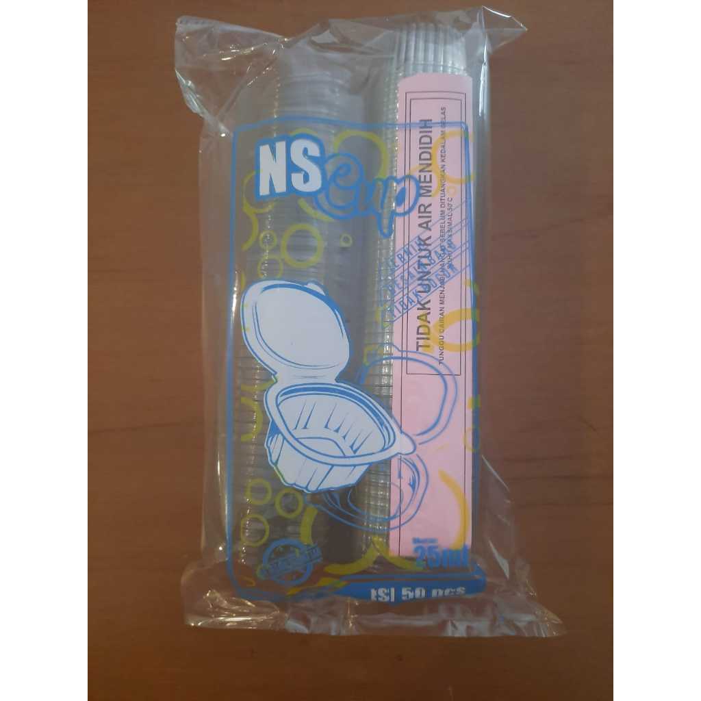 Cup Sambal mika 25 ml sampai 100 ml cup sambal NS