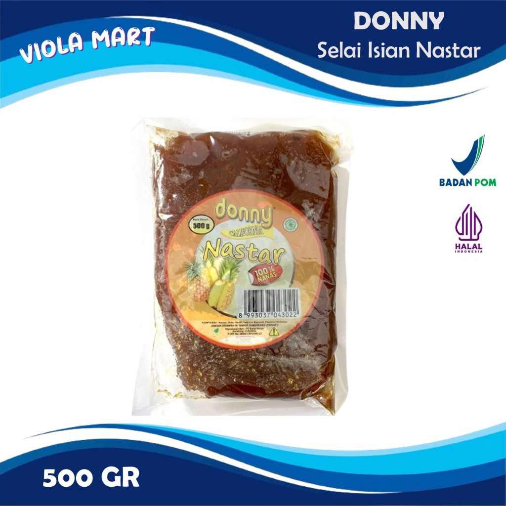 

Selai Nastar DONNY California 500gr / Selai Filling Nastar / Selai Isian Nastar