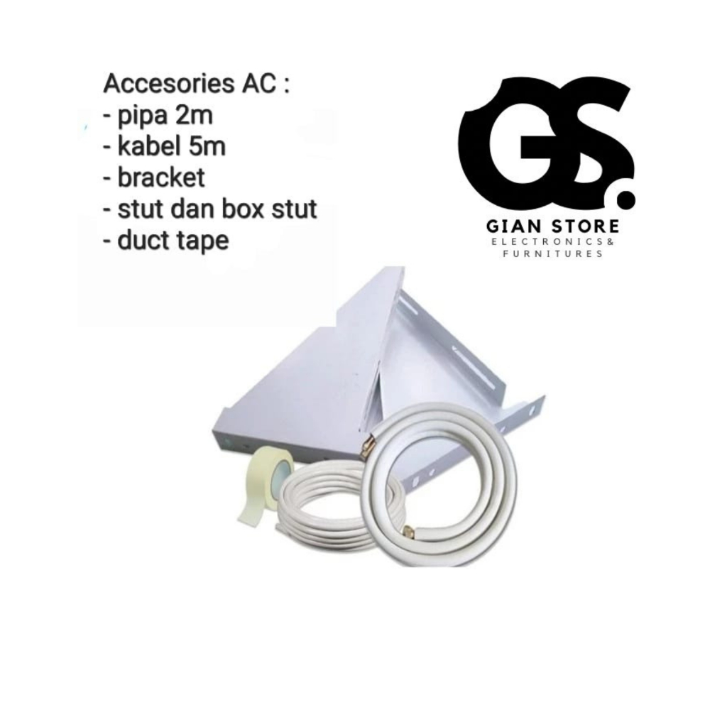 Paket Material Pemasangan AC 0,5 PK - 1PK