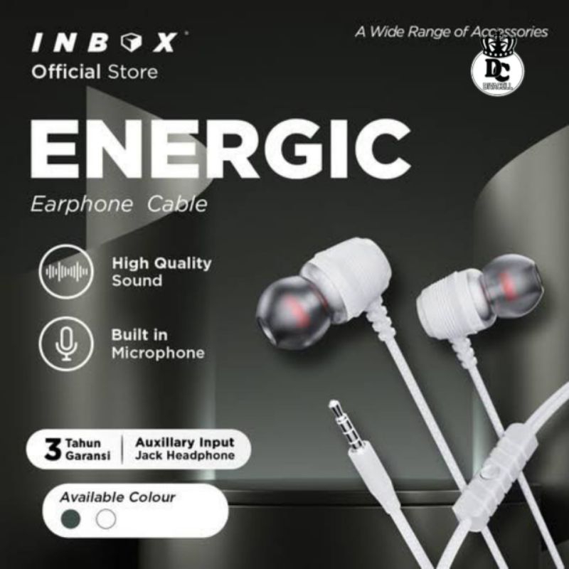 EARPHONE INBOX ENERGIC BEST SELLER