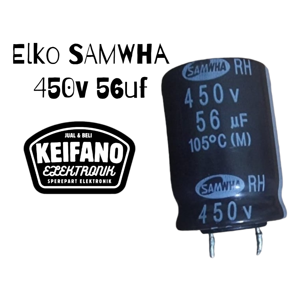 Elko SAMWHA 450v 56uf Elco 56uf 450v Original