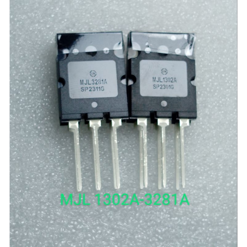 TR TRANSISTOR MJL 1302A & MJL 3281A SET ASLI ORIGINAL TR MJL1302A-MJL3281A