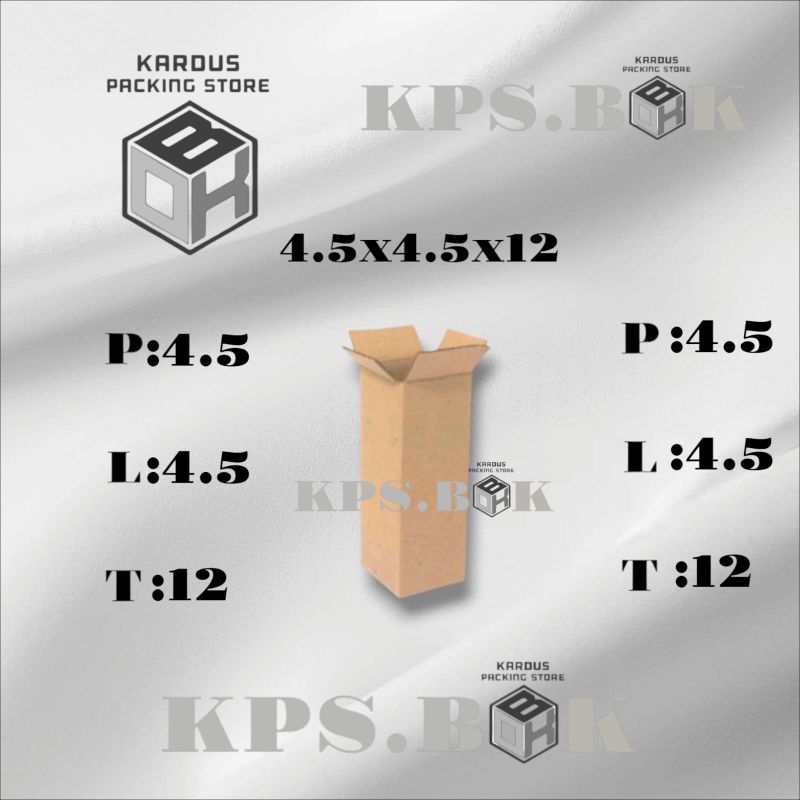 

kardus box packing 4.5x4.5x12