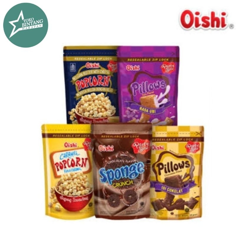 

Oishi Popcorn/Sponge/Pillow Pouch 100gr