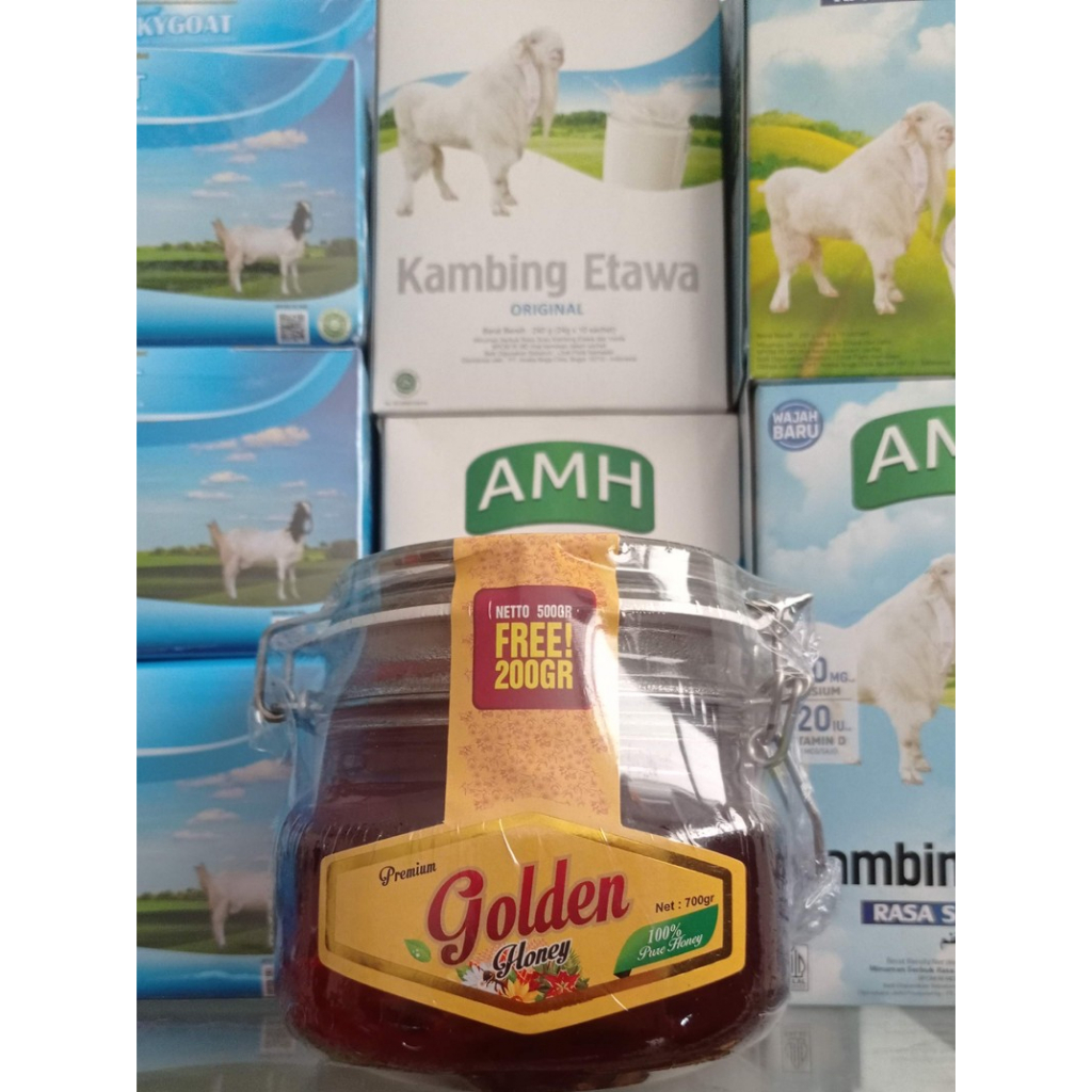 

GOLDEN HONEY - Madu Golden Shifa Syifa Honey 500gr (Free 200gr)