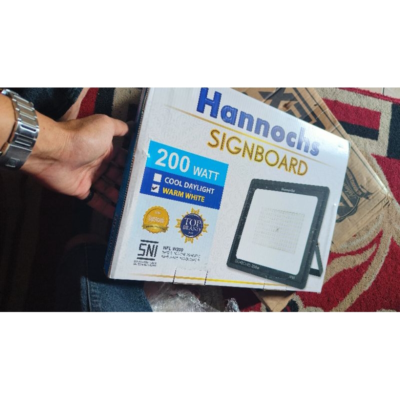 Lampu Sorot Hannochs 200W / LED Sorot Hannoch New Signboard 200W