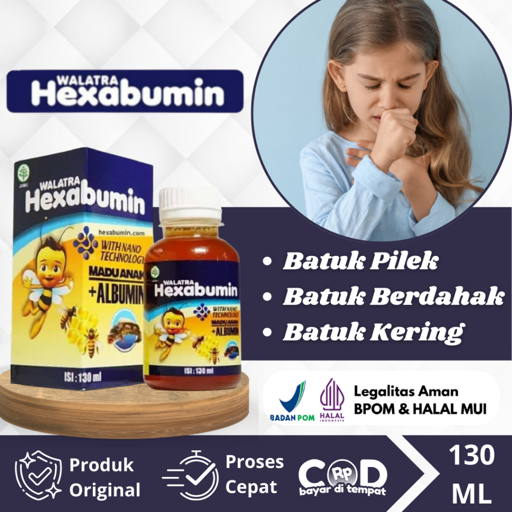Obat Batuk Berdahak Anak, Obat Batuk Pilek Anak, Madu Untuk Batuk Berdahak Anak Dengan Hexabumin