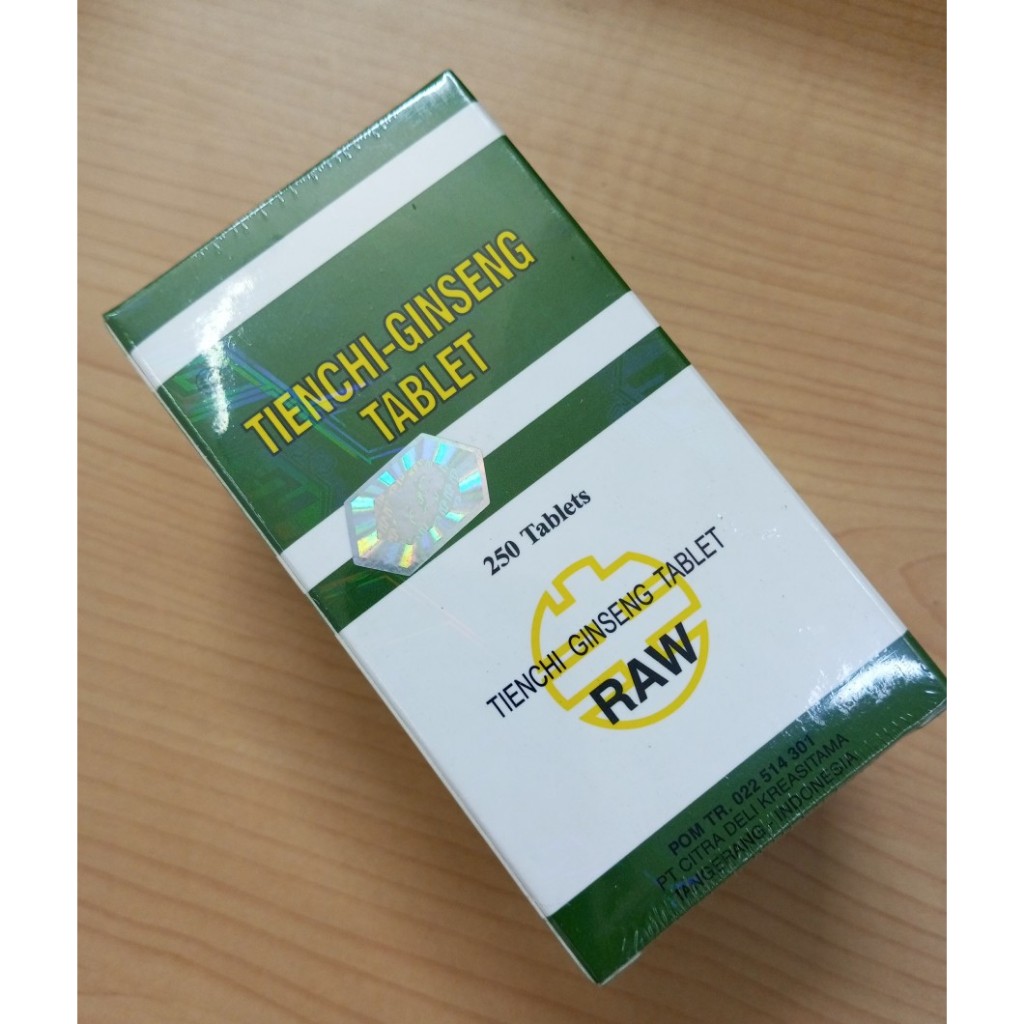Obat Kolesterol - Tienchi Tablet Raw 250's