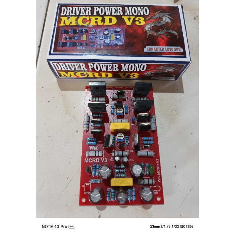 kit drever mcrd V3 karakter low sub