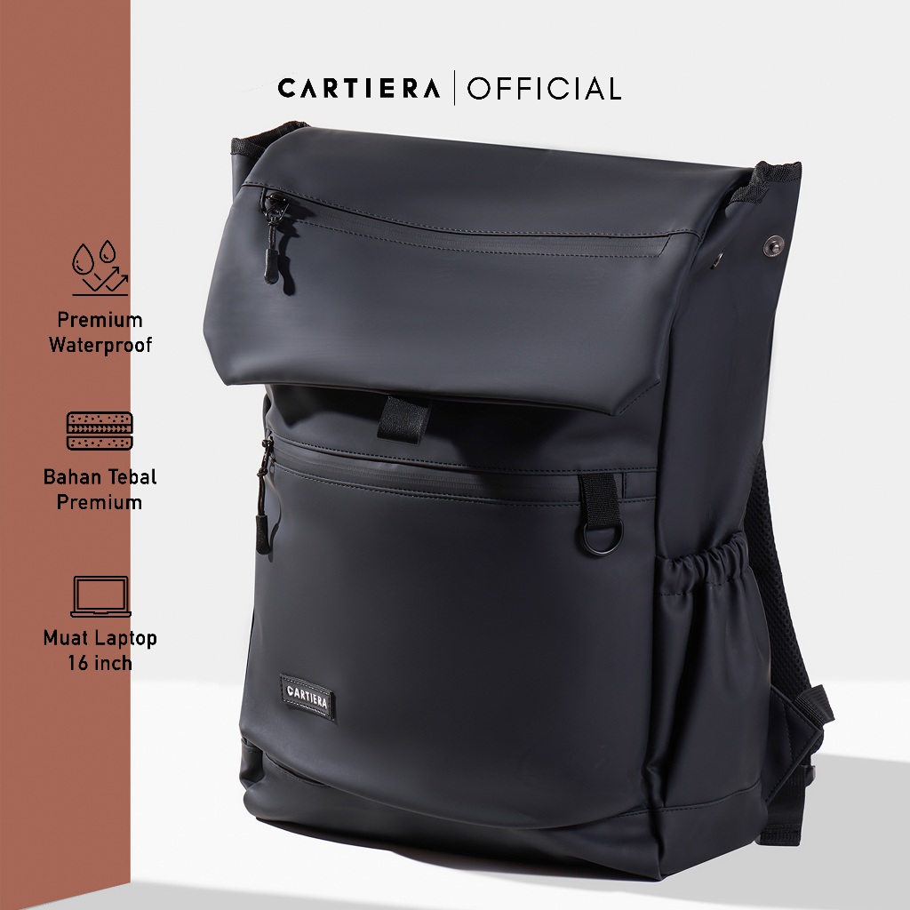 Cartiera Grid Bag Tas Ransel Pria Anti Air Waterproof Backpack Outdoor Traveling Travel Bag