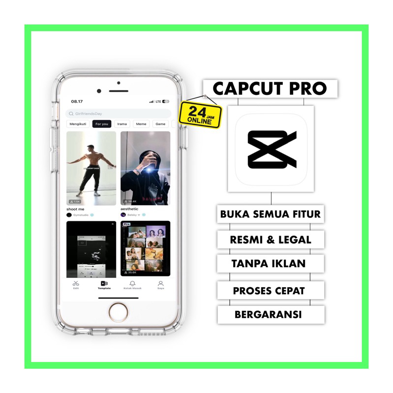 [ CUSTOMER TINGGAL LOGIN ] CAPCUT PREMIUM CAPCUT PROFESSIONAL