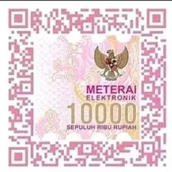 E-Materai 10000 CPNS/PPPK (Materai Elektronik)