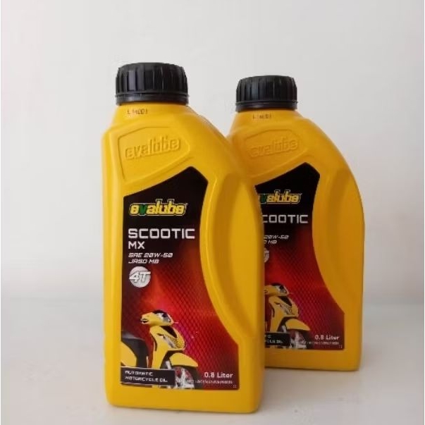 Oli Evalube Scootic MX Matic 20W-40 0,8L Original Oli Motor Matic