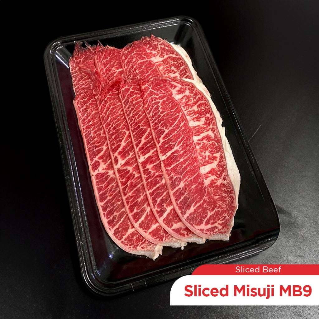 

MEATBANK MISUJI WAGYU MB9 SLICE Daging Sapi Aussie Beef Steak BBQ Australian MISUJI MB9 Slice