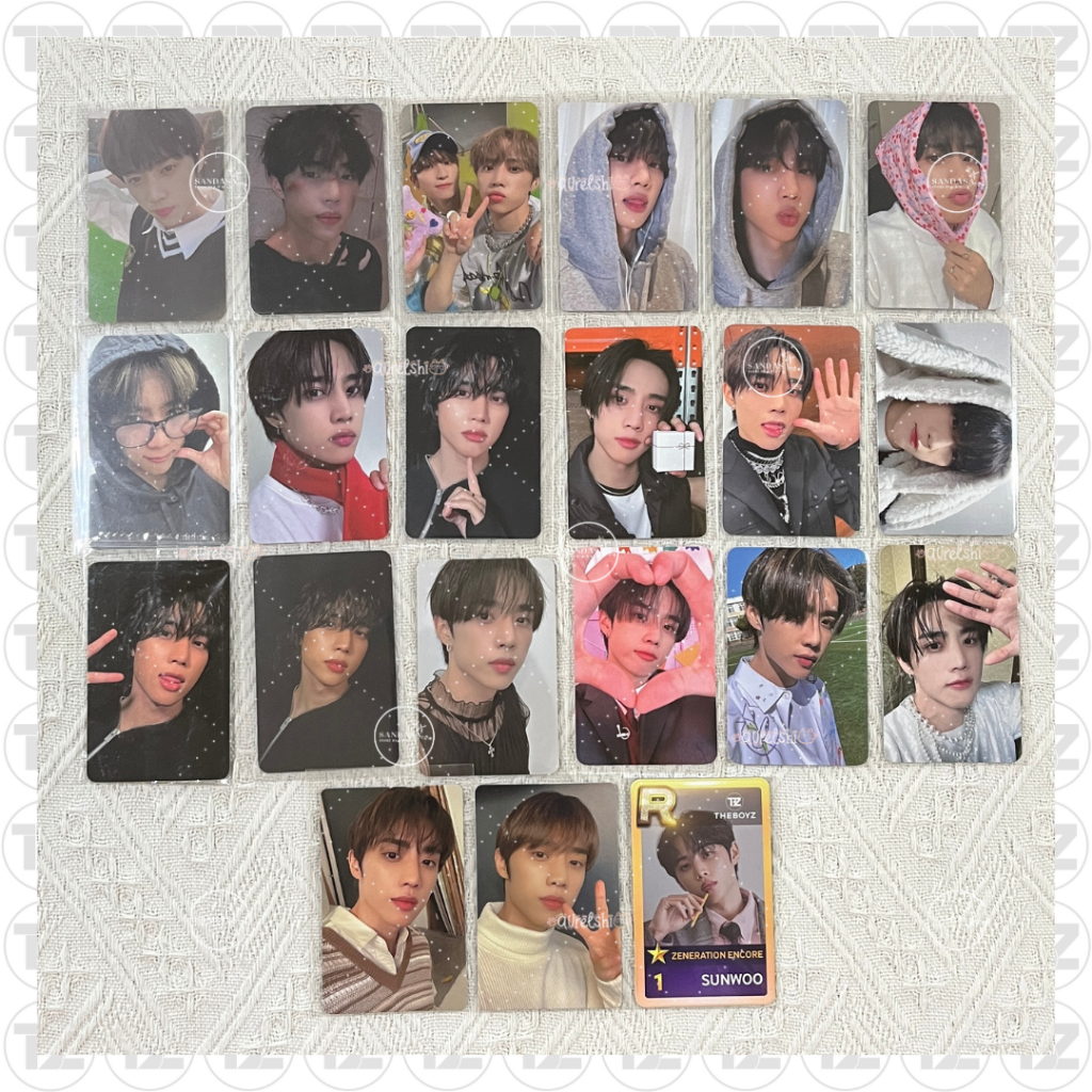 The Boyz - Sunwoo Official Photocard (PC) | Album | Benefit | MD [PART 2]