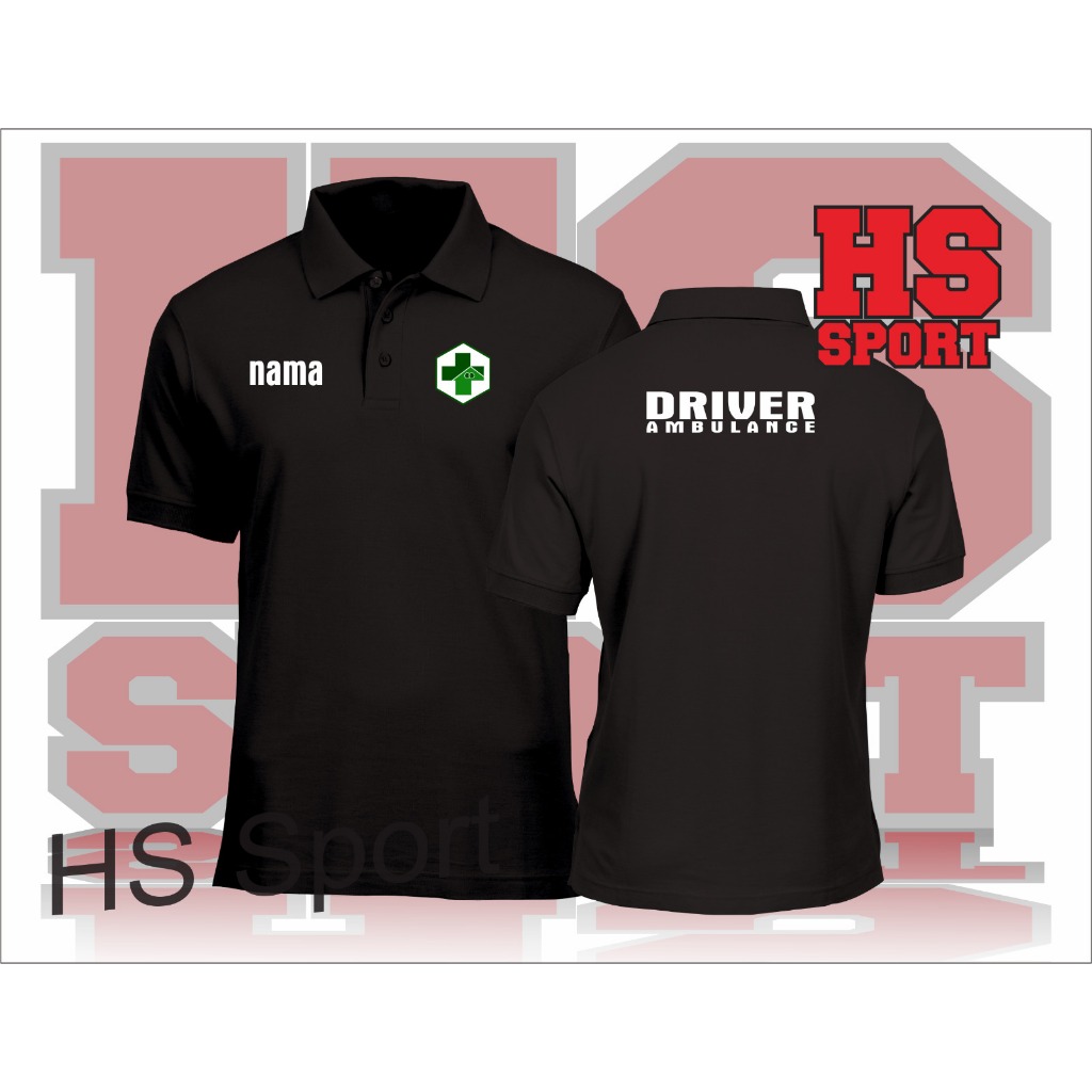 BAJU DRIVER AMBULANCE - BAJU PUSKESMAS - POLO DRIVER PUSKESMAS - BAJU SUPIR AMBULANCE