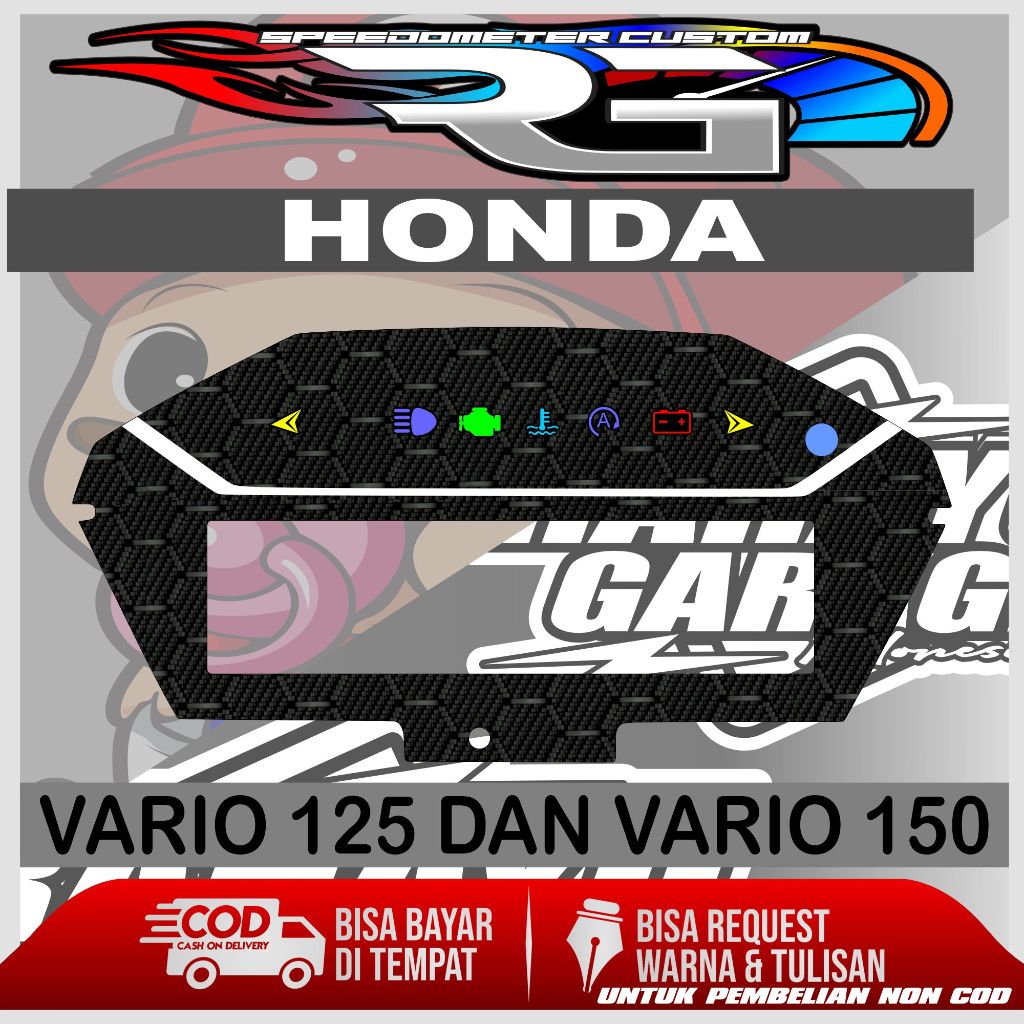 PAPAN SPEEDOMETER CUSTOM VARIO 2021