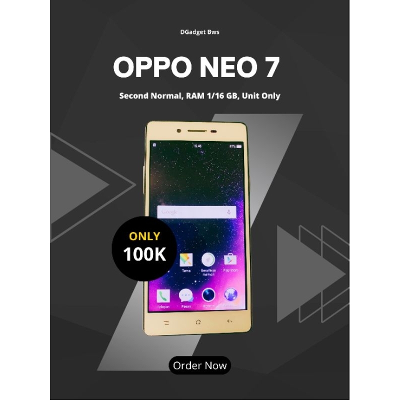 HP Second Murah Oppo Neo 7 A33W