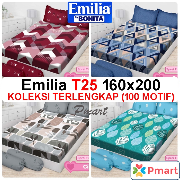 SPREI BONITA 160x200 EMILIA / SPREI BONITA QUEEN / SEPRAI BONITA 160x200 / SPREI EMILIA 160x200