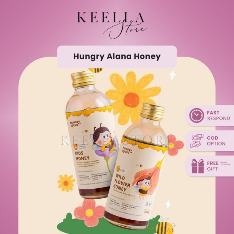 

Hungry Alana < READY STOK > madu murni organik lebah liar wild flower honey dan kids honey
