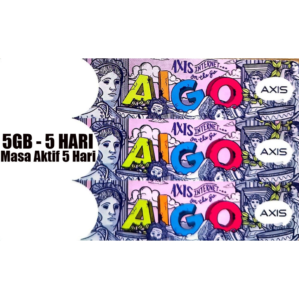 V Axis Aigo 5GB - 15 Hari (6 GB/15 HARI)