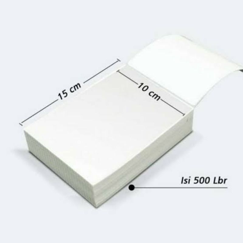

Kertas thermal lipat 100 x 150 mm