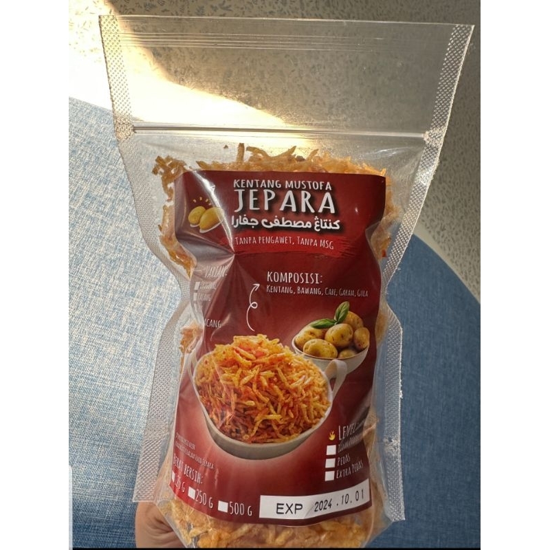 

Madinatussalam Food | Kering Kentang Mustofa Jepara 250 gram - Bencok Balado Krispi Tanpa MSG Premium Pedas Manis Renyah Kriuk