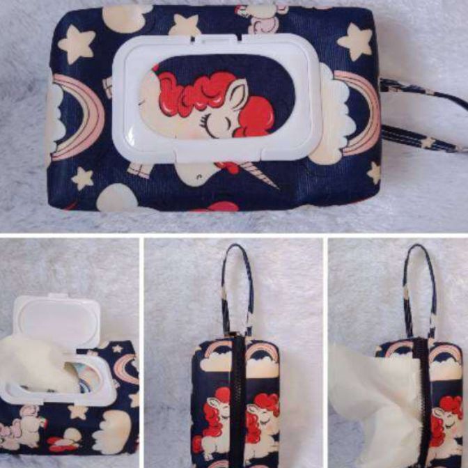 KP8 TEMPAT TISU 2 IN 1  wet tissue pouch tisu basah dan kering