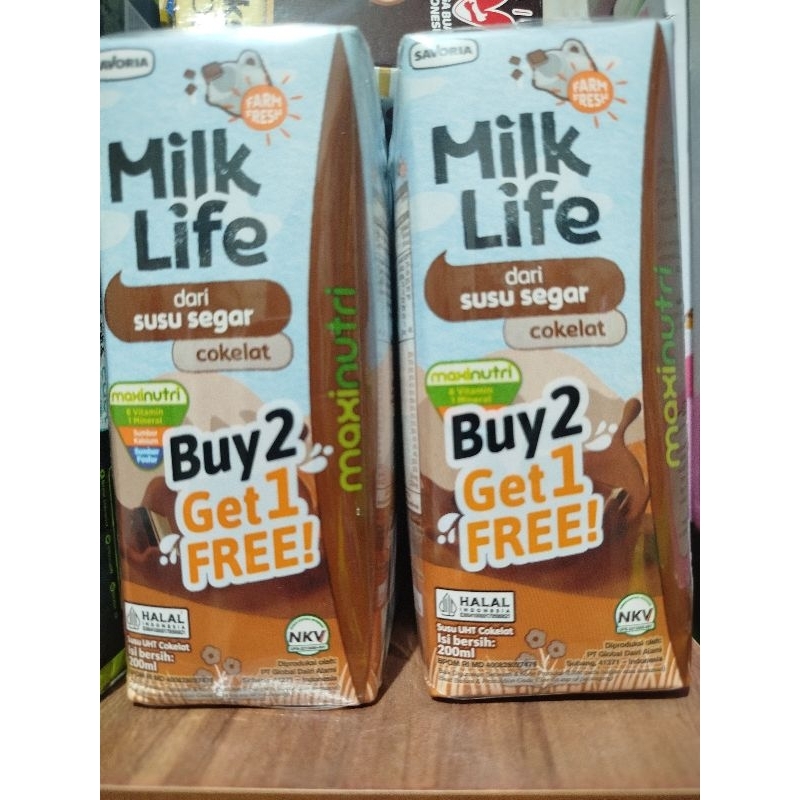 

Milk Life susu uht 200ml