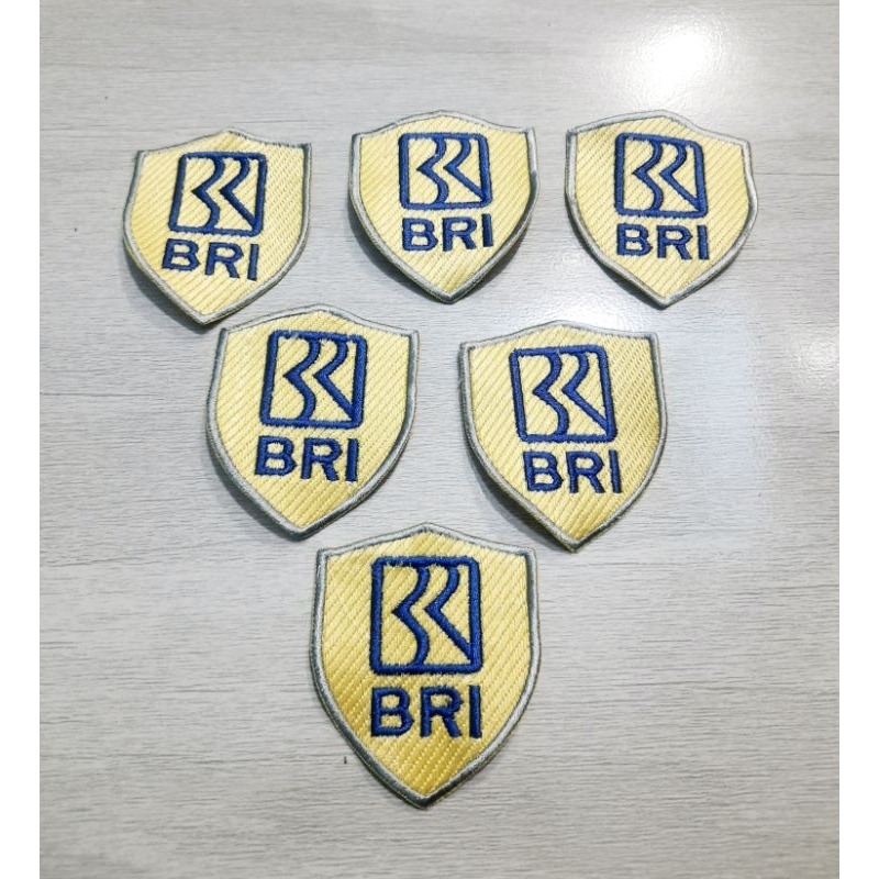 Bordir Logo BRI Badge Logo BRI