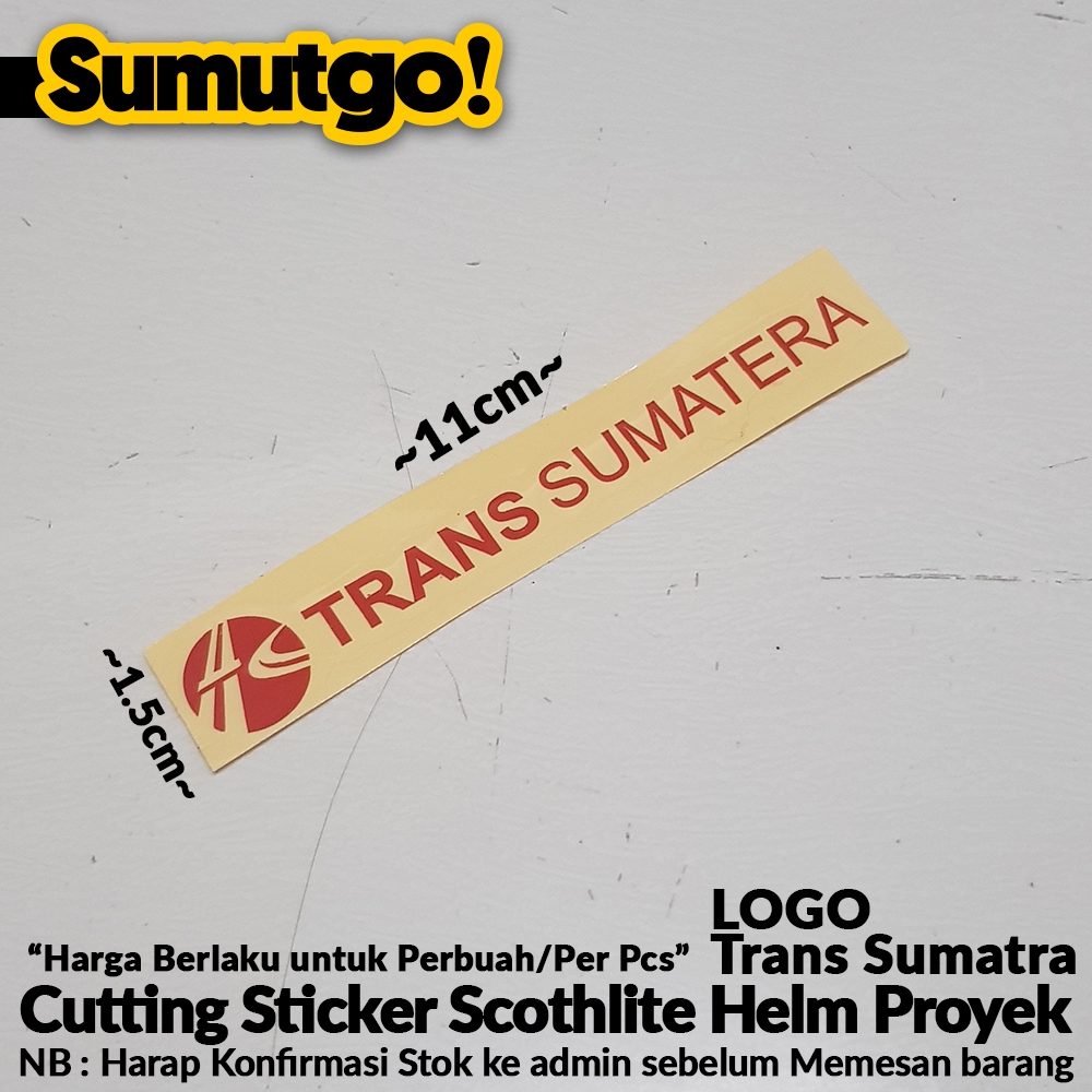 

Cutting Sticker Logo Tol Trans Sumatera Helm Proyek Safety Stiker Scothlite / Trans Sumatra