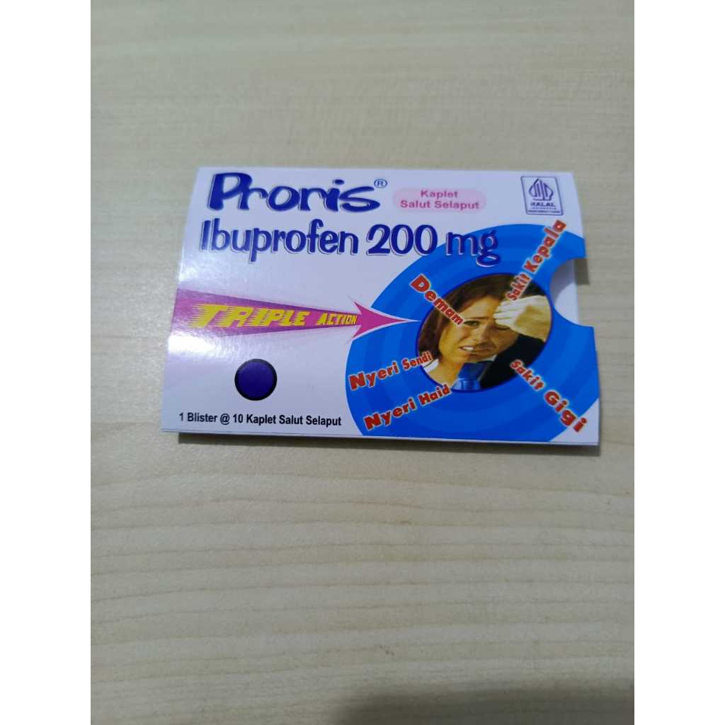 PRORIS 200MG STRIP 10 KAPLET