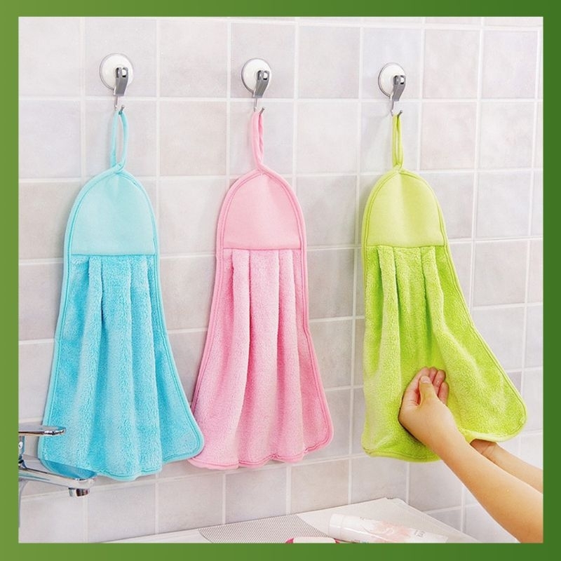 ( lap tangan gantung polos ) Handuk Lap tangan Polos// hand towel / lap meja / handuk tangan