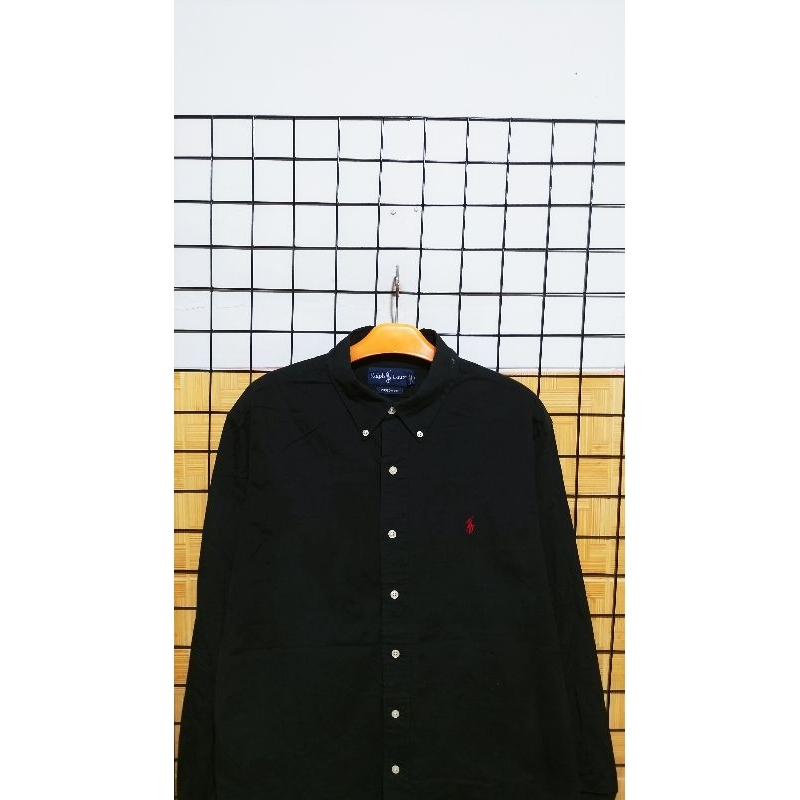 Kemeja Ralph Lauren Polos Hitam Second