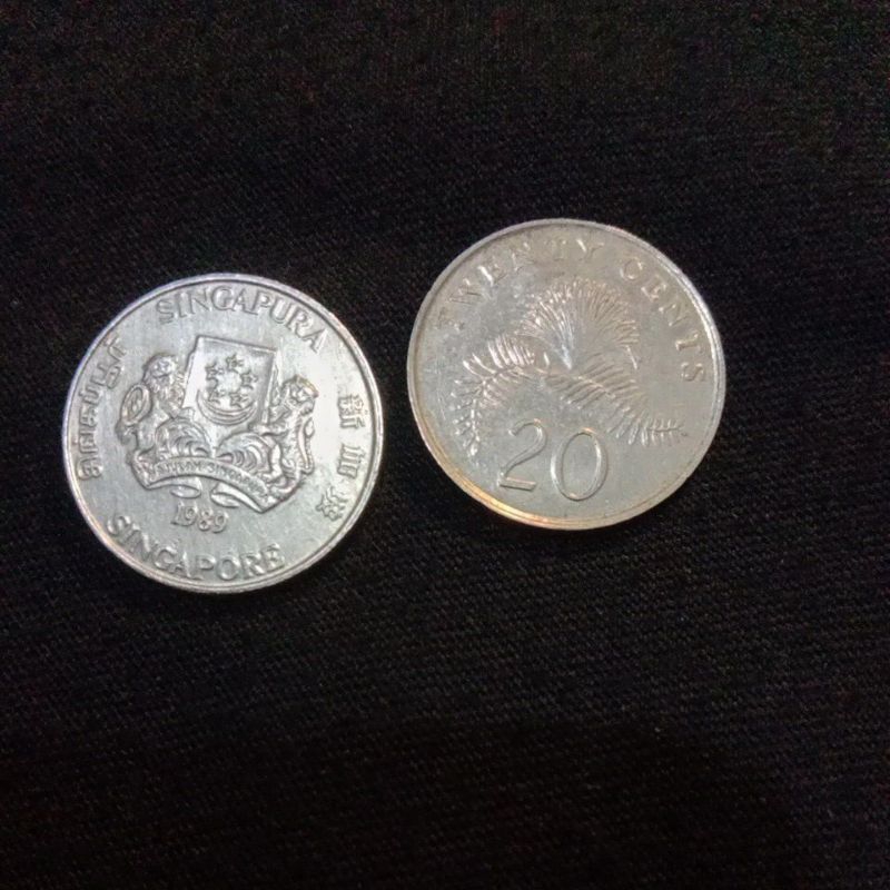 20 cents Singapura tahun 2009 (tahun campur)