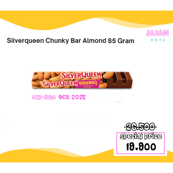 

Silverqueen Chunky Bar Almond 85 g