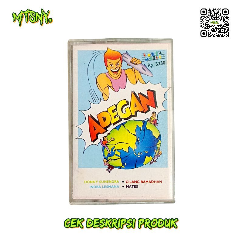 Kaset Pita Musik Band Fusion Jazz Rock Adegan Album Pertama 1991