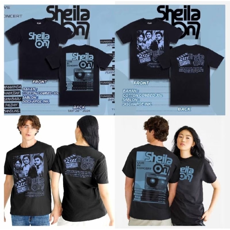 KAOS SHEILA ON SEVEN - SHEILA TOUR - SHEILA ON 7 - KAOS KONSER