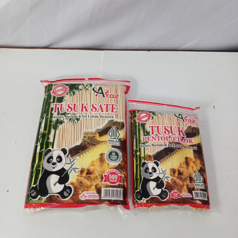 Tusuk Sate Bambu / tusuk pentol / tusuk sosis / tusuk corndog / tusuk bakso