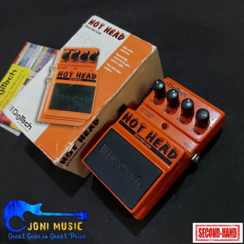 Efek Gitar Digitech Hot Head Distortion