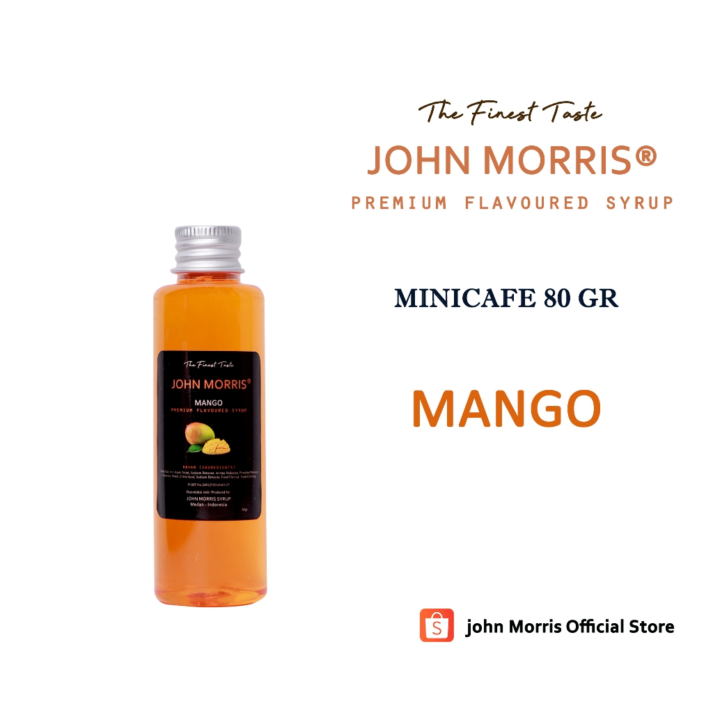 

JOHN MORRIS Minicafe Mango Syrup 80 gr