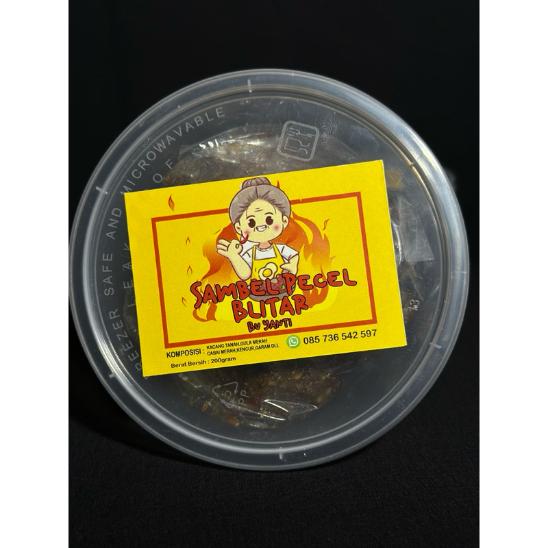 

Sambel pecel Blitar/Bumbu pecel Blitar