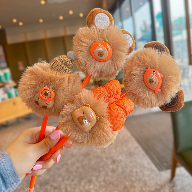 

PULPEN PENA AESTHETIC/PULPEN PENA POMPOM CAPYBARA