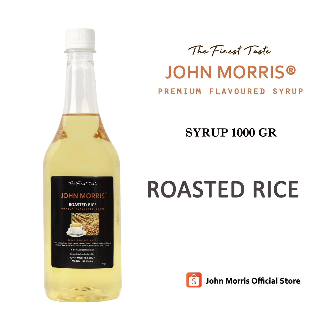 

JOHN MORRIS Roasted Rice Syrup 1000 gr