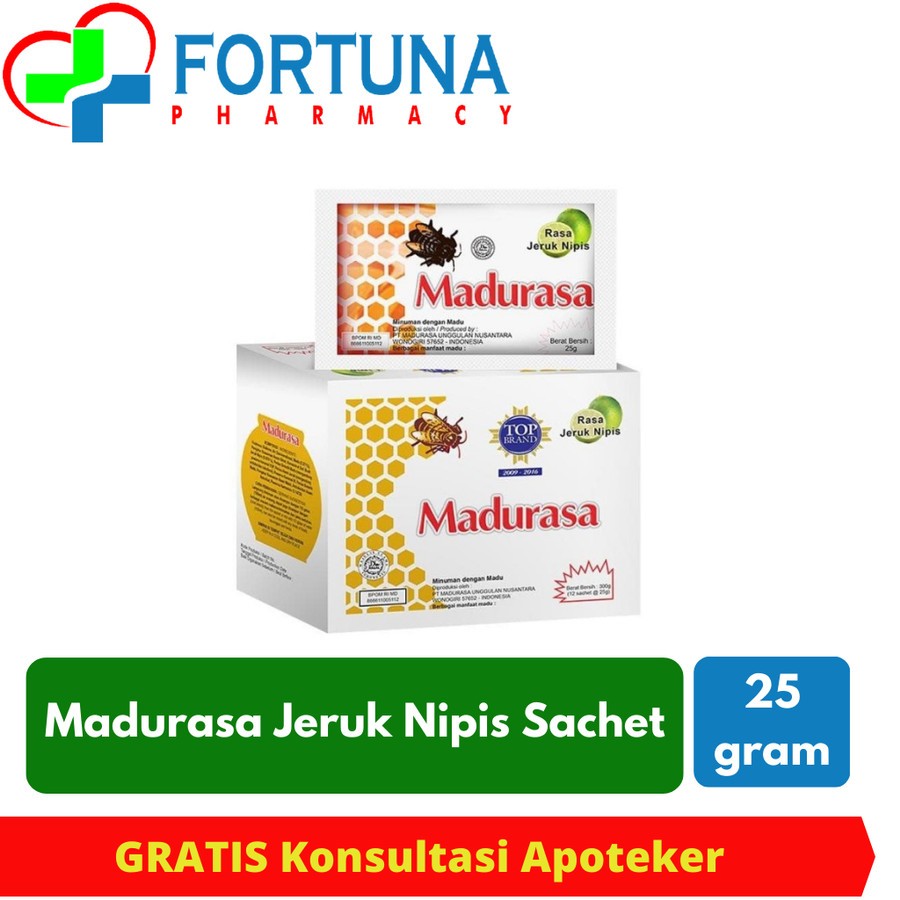 

Madurasa Jeruk Nipis 1 Box 12 Sachet