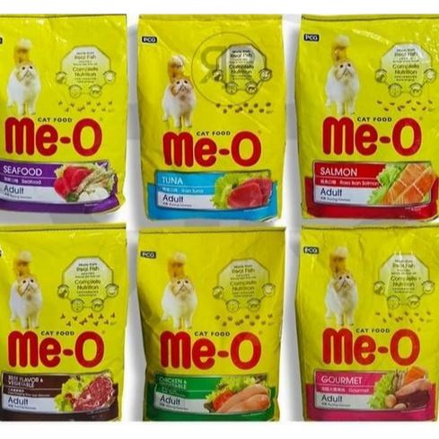 Meo 1,2 kg Adult Tuna/Salmon/Gourmet/Chicken&Vegetarian/Seafood/Beef Flavor&Vegetarian